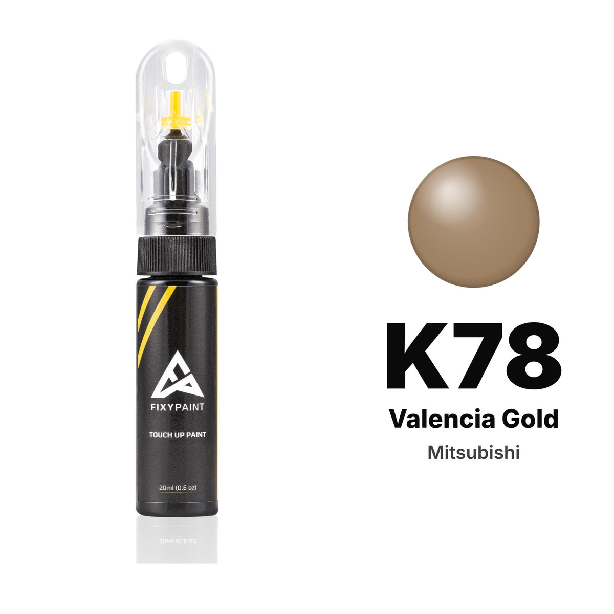 Touch-up paint for Mitsubishi K78 Valencia Gold, Basic kit