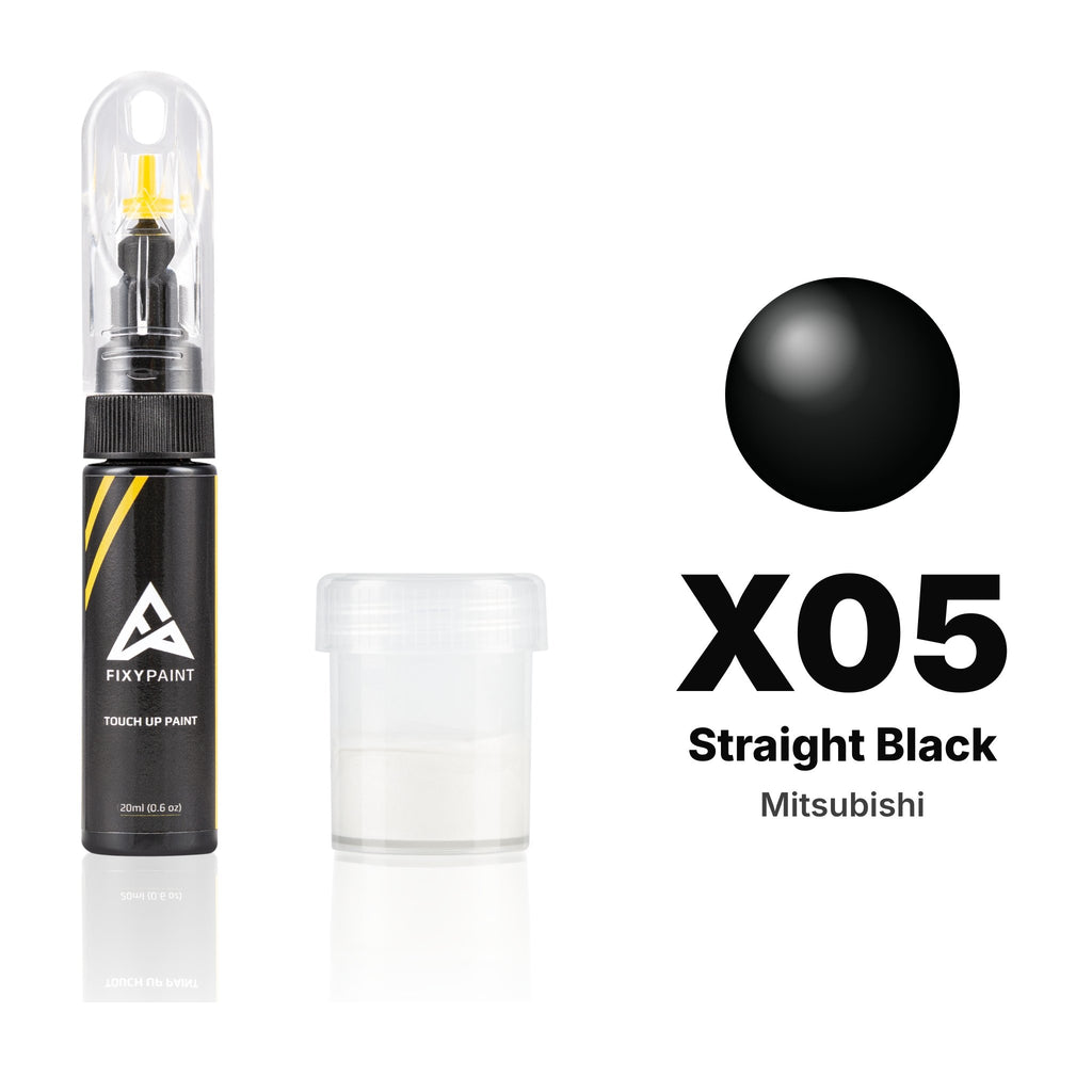 Touch-up paint for Mitsubishi X05 Straight Black, Standard kit