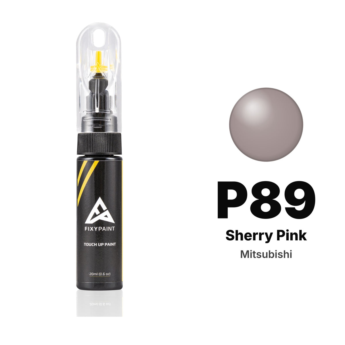 Touch-up paint for Mitsubishi P89 Sherry Pink, Basic kit