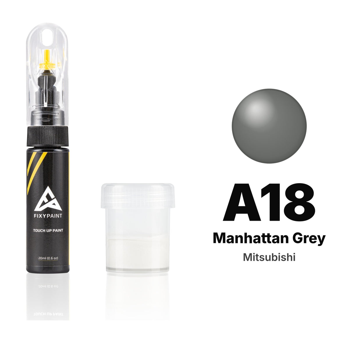 Pintura de retoque para Mitsubishi – A18 Manhattan Grey (todos los modelos, 1991), kit Estándar