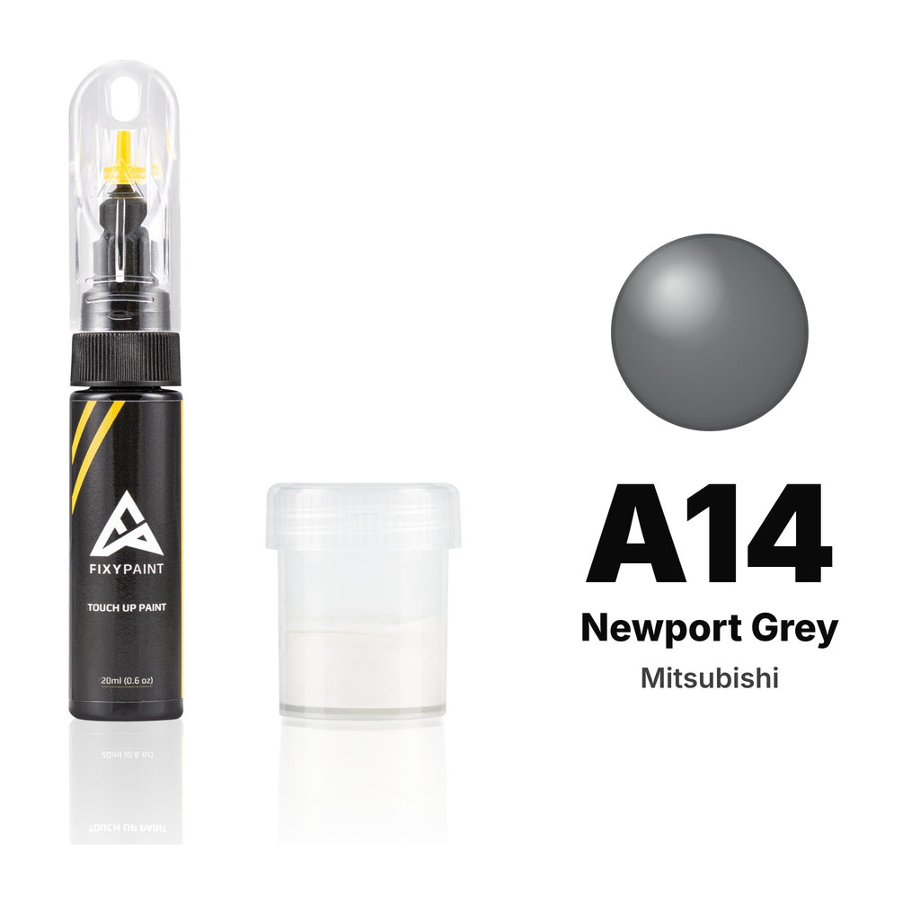 Peinture de retouche pour Mitsubishi – A14 Newport Grey (tous modèles, 1991–1996), kit Standard