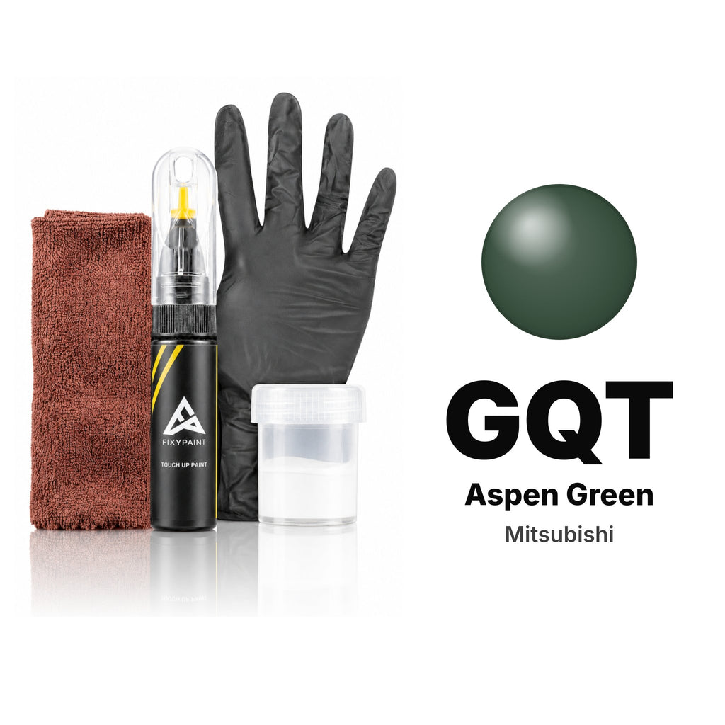 Peinture de retouche pour Mitsubishi – GQT Aspen Green (tous modèles, 1991–1996), kit Complet