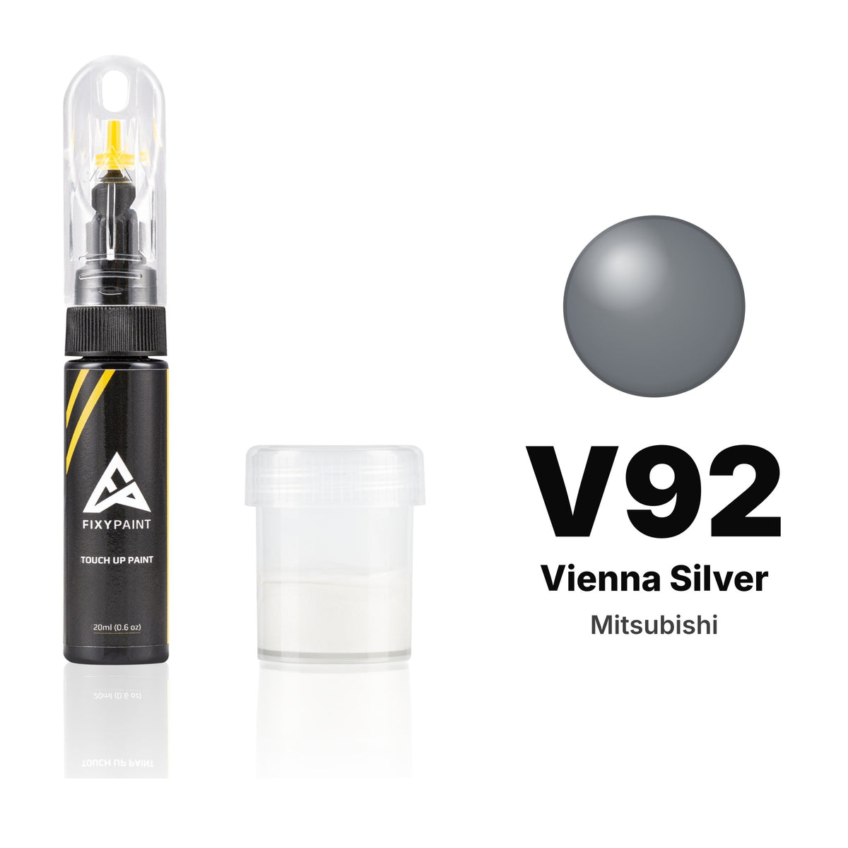 Touch-up paint for Mitsubishi V92 Vienna Silver, Standard kit