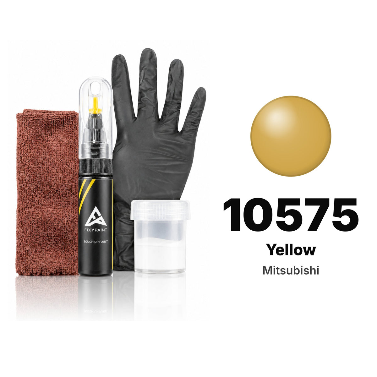 Touch-up paint for Mitsubishi 10575 Yellow, Complete kit