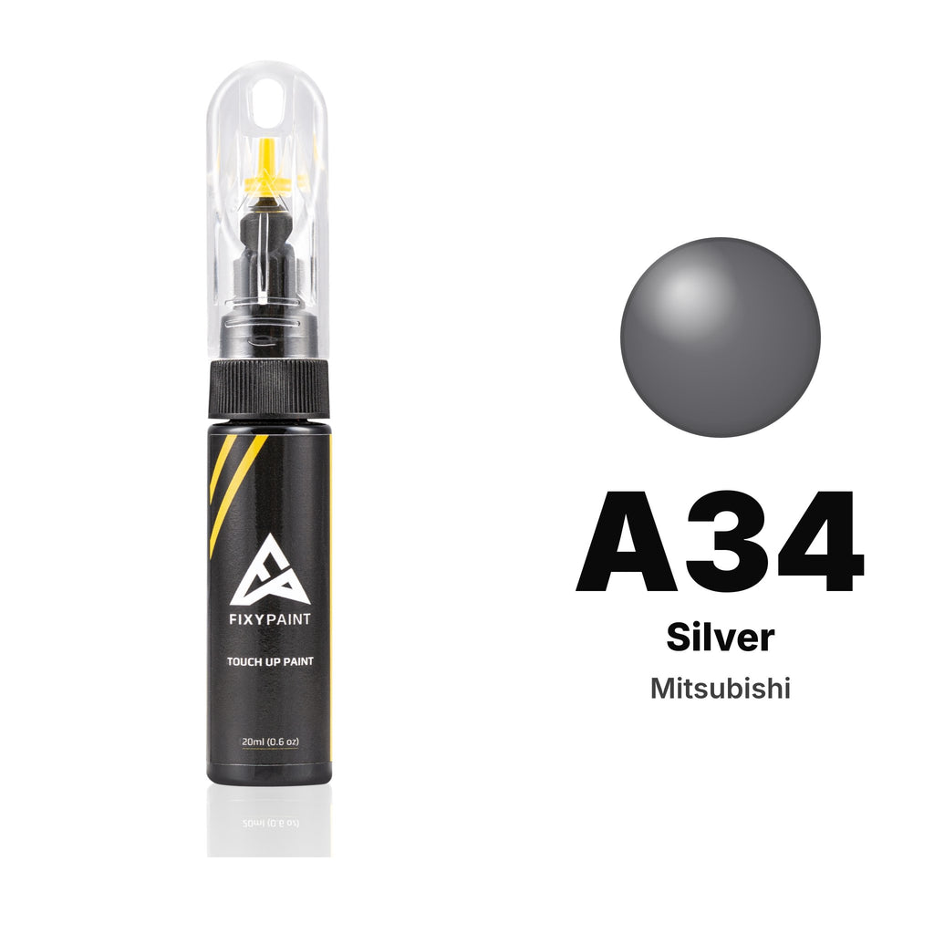 Touch-up paint for Mitsubishi A34 Silver, Basic kit