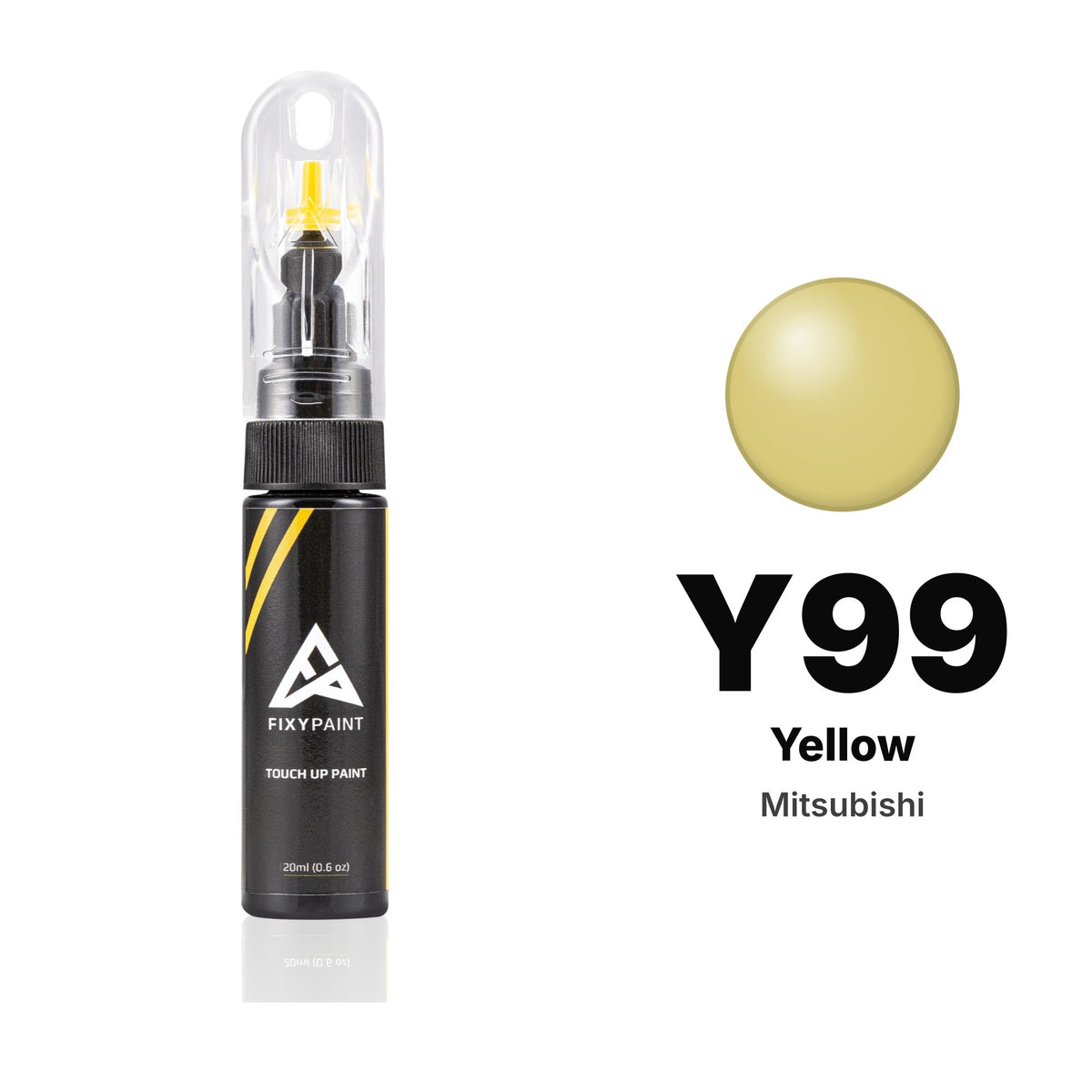 Touch-up paint for Mitsubishi Y99 Yellow, Basic kit