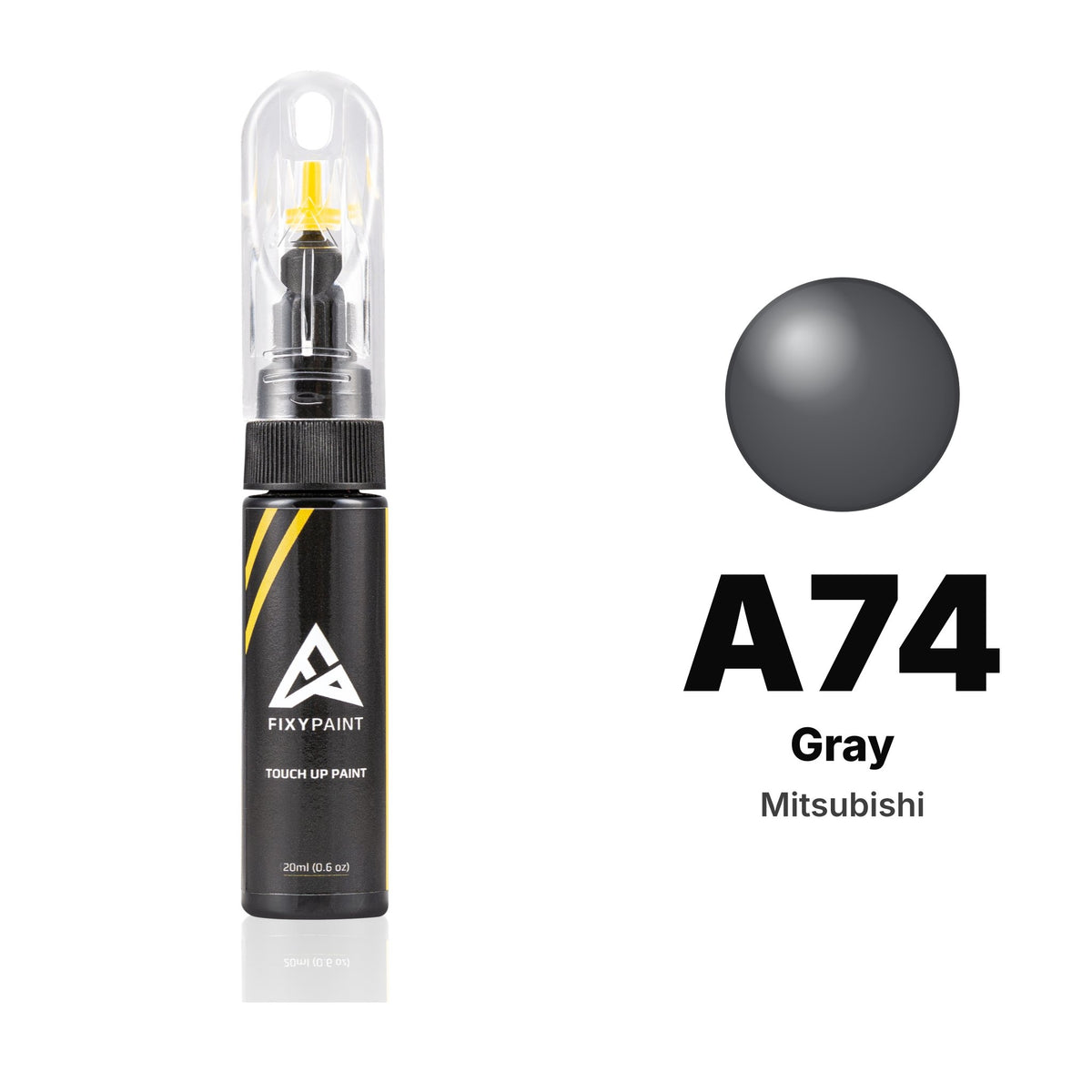 Touch-up paint for Mitsubishi A74 Gray, Basic kit