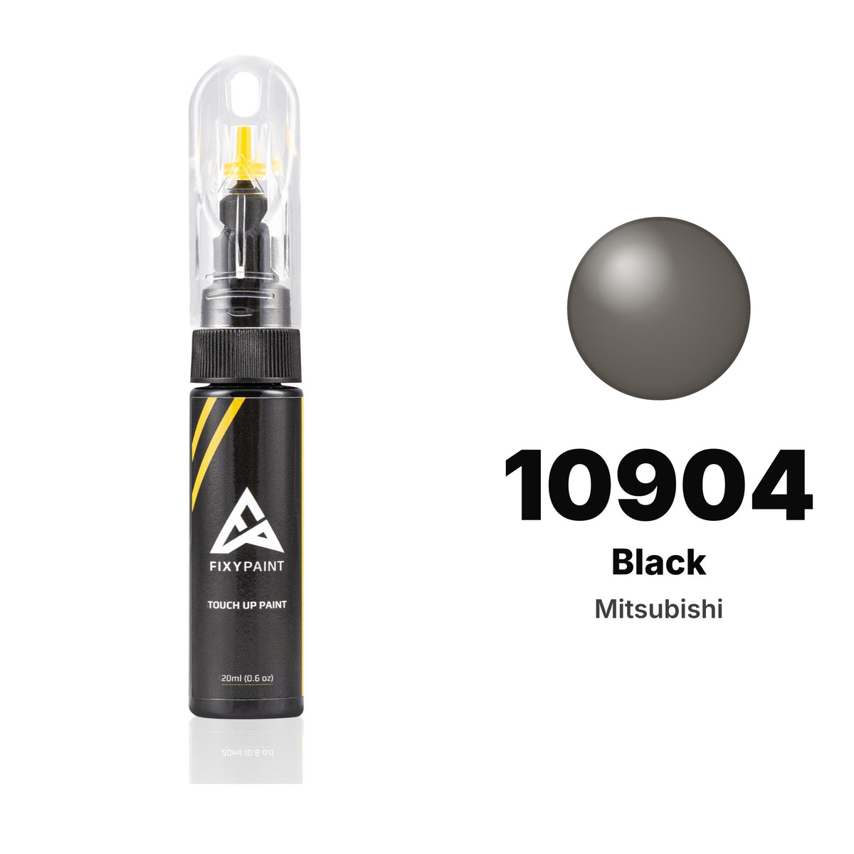 Touch-up paint for Mitsubishi 10904 Black, Basic kit