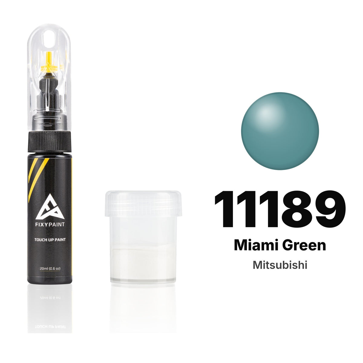 Touch-up paint for Mitsubishi 11189 Miami Green, Standard kit