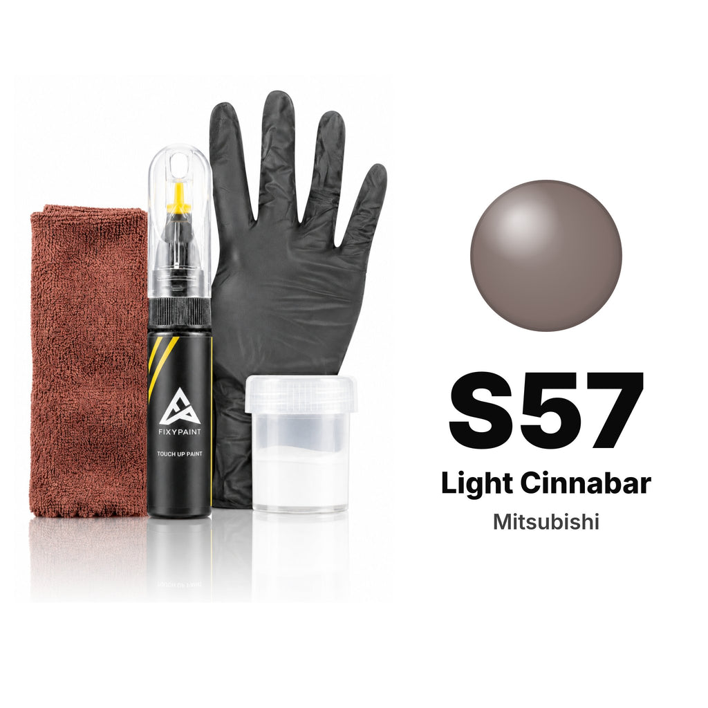 Touch-up paint for Mitsubishi S57 Light Cinnabar, Complete kit