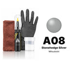 Touch-up paint for Mitsubishi A08 Stonehedge Silver, Complete kit