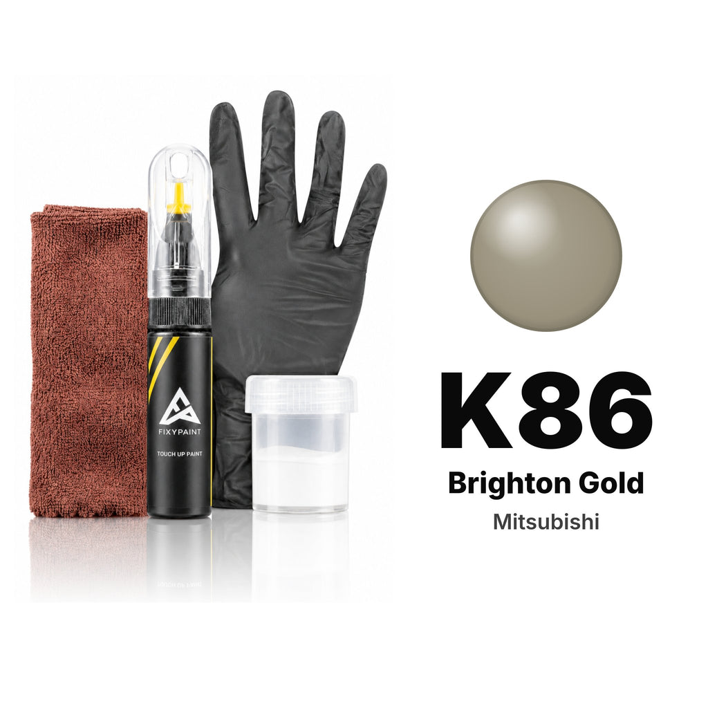 Touch-up paint for Mitsubishi K86 Brighton Gold, Complete kit
