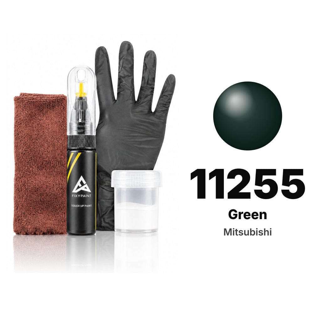 Touch-up paint for Mitsubishi 11255 Green, Complete kit