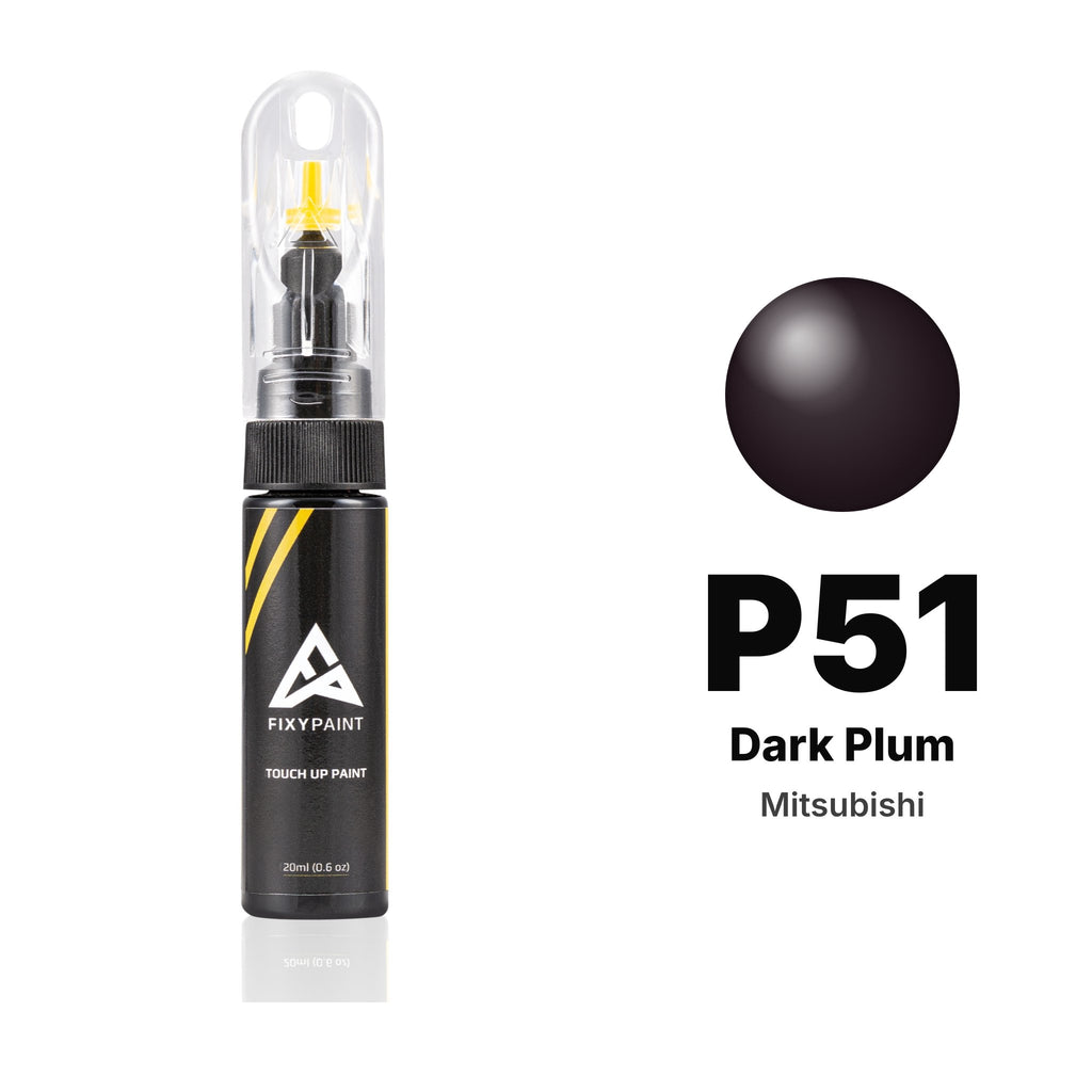 Touch-up paint for Mitsubishi P51 Dark Plum, Basic kit
