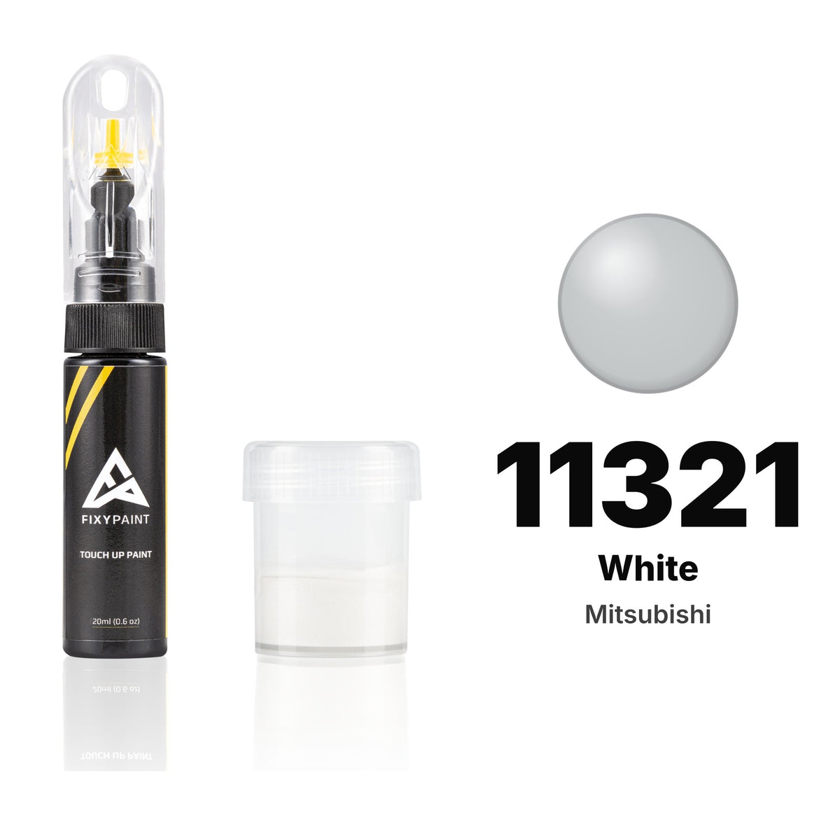 Touch-up paint for Mitsubishi 11321 White, Standard kit