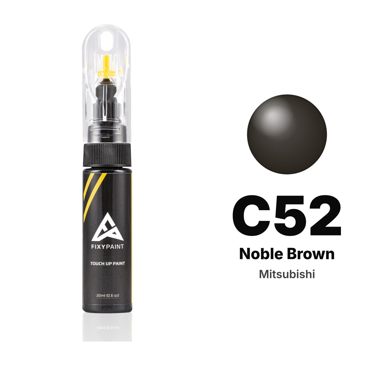 Touch-up paint for Mitsubishi C52 Noble Brown, Basic kit