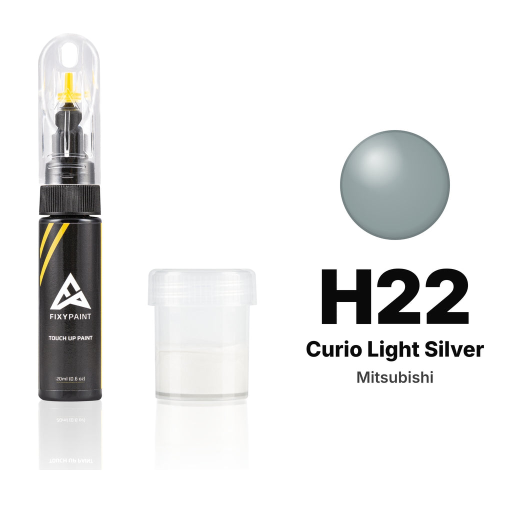 Lackstift für Mitsubishi – H22 Curio Light Silver (alle Modelle, 2000–2004), Set Standard