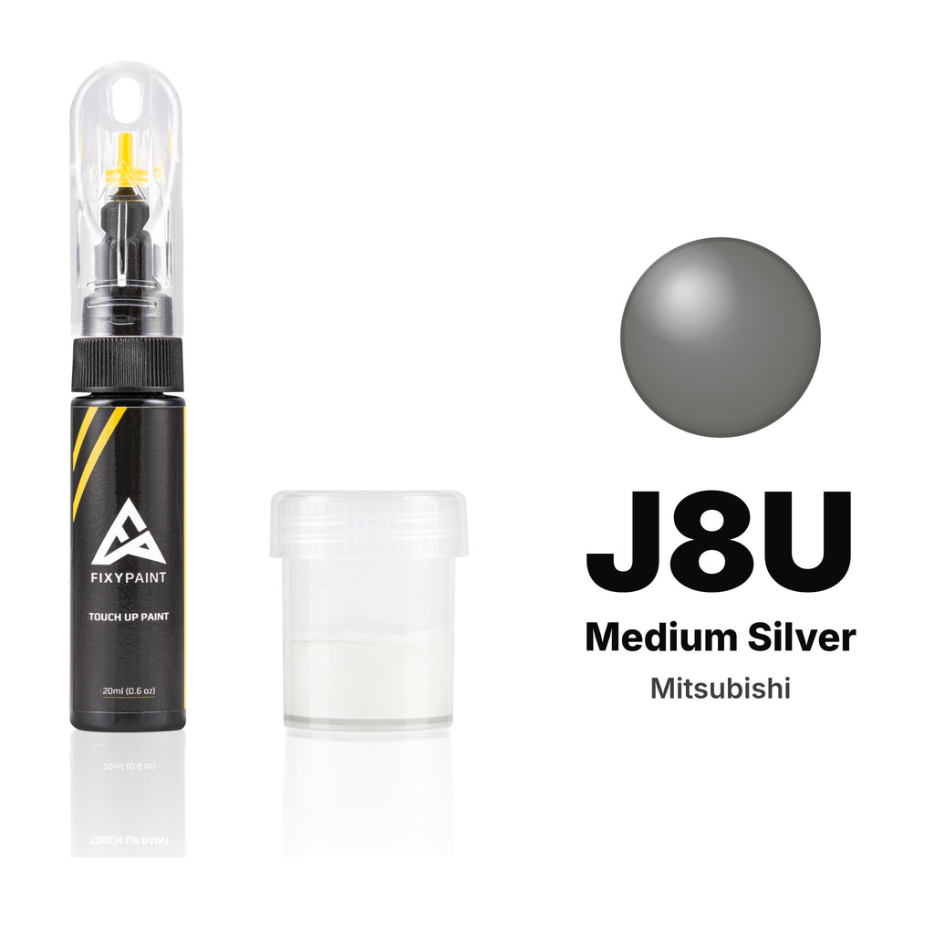 Vernice ritocco per Mitsubishi – J8U Medium Silver (tutti i modelli, dal 2004), kit Standard
