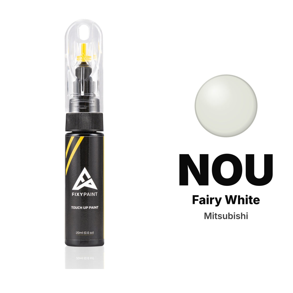 Touch-up paint for Mitsubishi NOU Fairy White, Basic kit