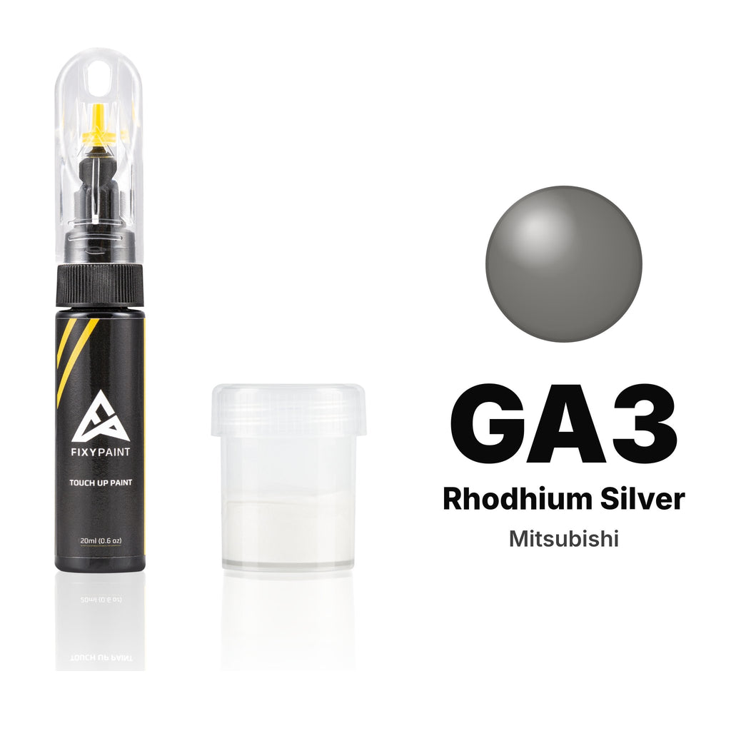 Peinture de retouche pour Mitsubishi – GA3 Rhodhium Silver (tous modèles, depuis 2005), kit Standard