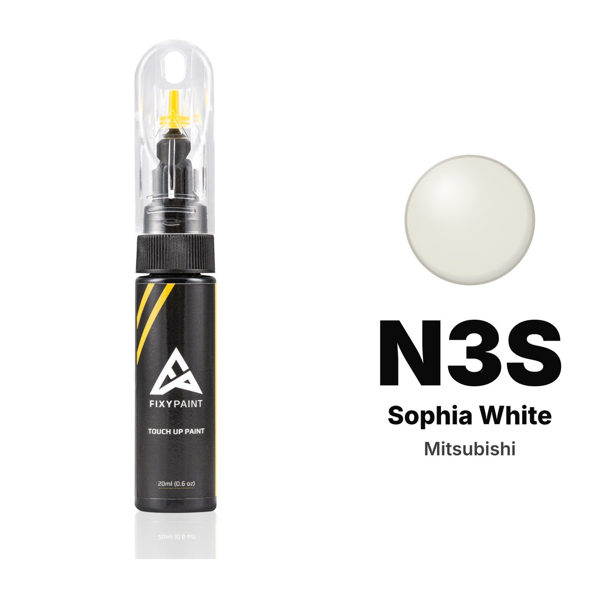 Pintura de retoque para Mitsubishi – N3S Sophia White (todos los modelos, desde 2005), kit Básico