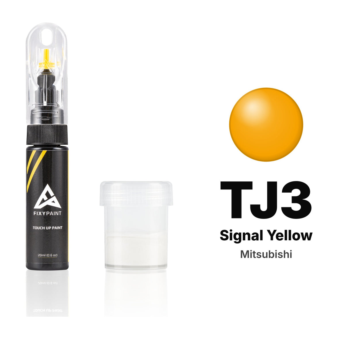 Touch-up paint for Mitsubishi TJ3 Signal Yellow, Standard kit