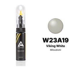Touch-up paint for Mitsubishi W23A19 Viking White, Basic kit