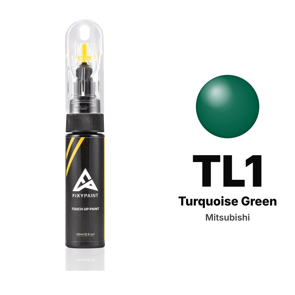 Touch-up paint for Mitsubishi TL1 Turquoise Green, Basic kit