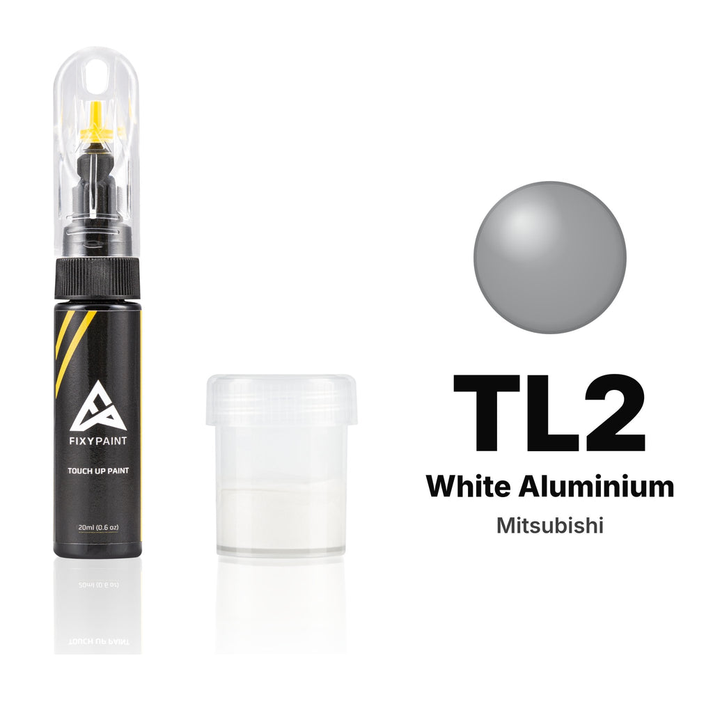 Touch-up paint for Mitsubishi TL2 White Aluminium, Standard kit