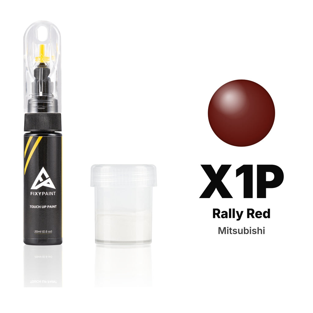 Peinture de retouche pour Mitsubishi – X1P Rally Red (tous modèles, depuis 2011), kit Standard