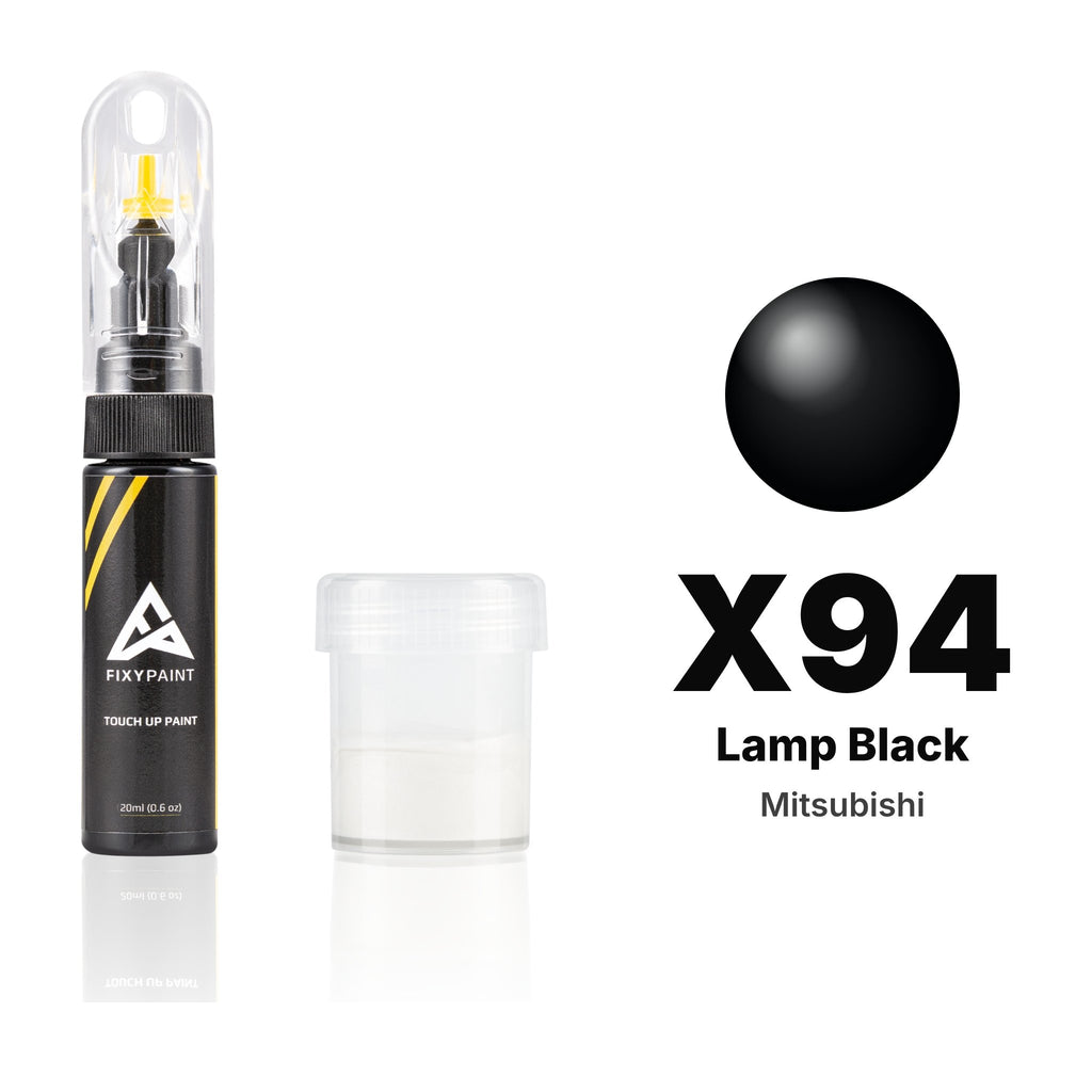 Touch-up paint for Mitsubishi X94 Lamp Black, Standard kit