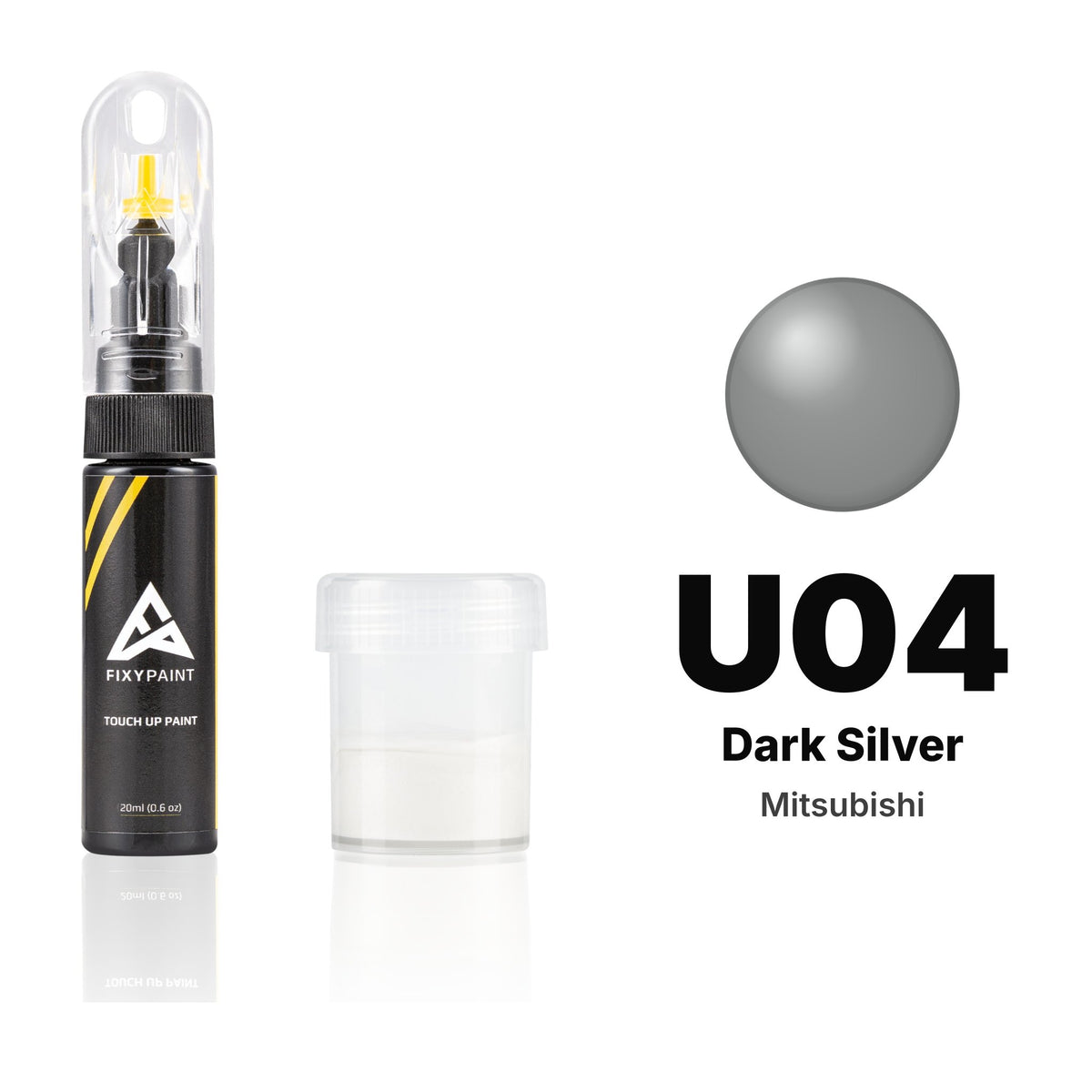Touch-up paint for Mitsubishi U04 Dark Silver, Standard kit
