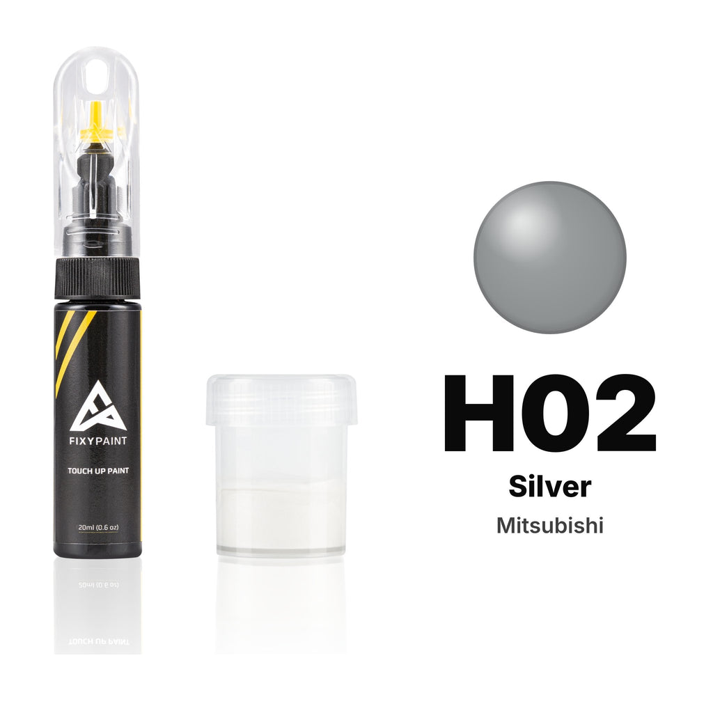 Touch-up paint for Mitsubishi H02 Silver, Standard kit