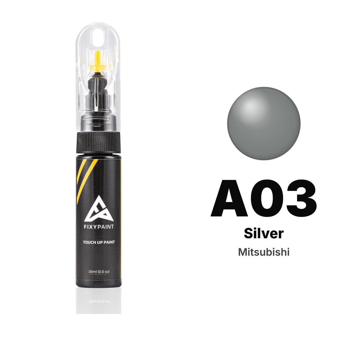 Mitsubishi A03 Silver touch-up paint, Basic kit