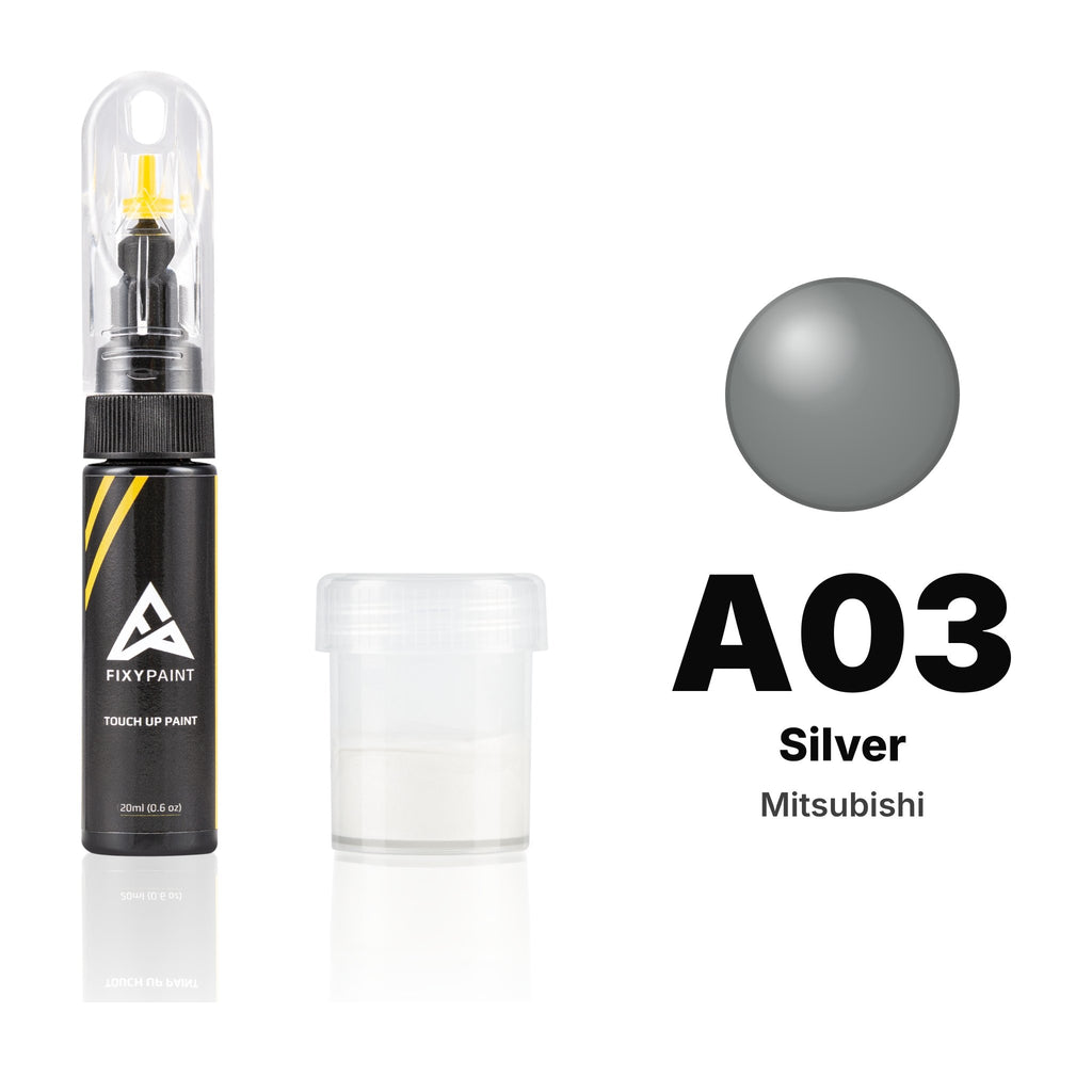 Touch-up paint for Mitsubishi A03 Silver, Standard kit