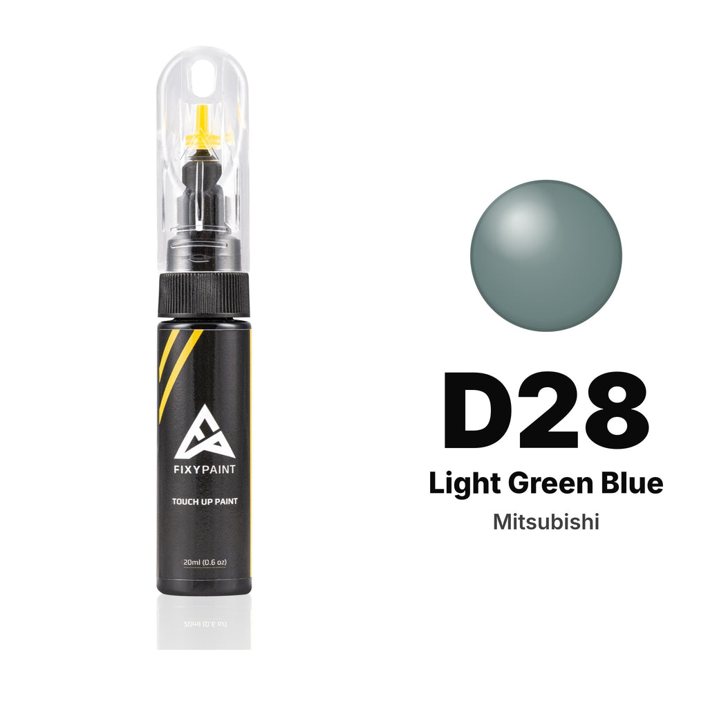 Touch-up paint for Mitsubishi D28 Light Green Blue, Basic kit
