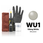 Touch-up paint for Mitsubishi WU1 Viking White, Complete kit