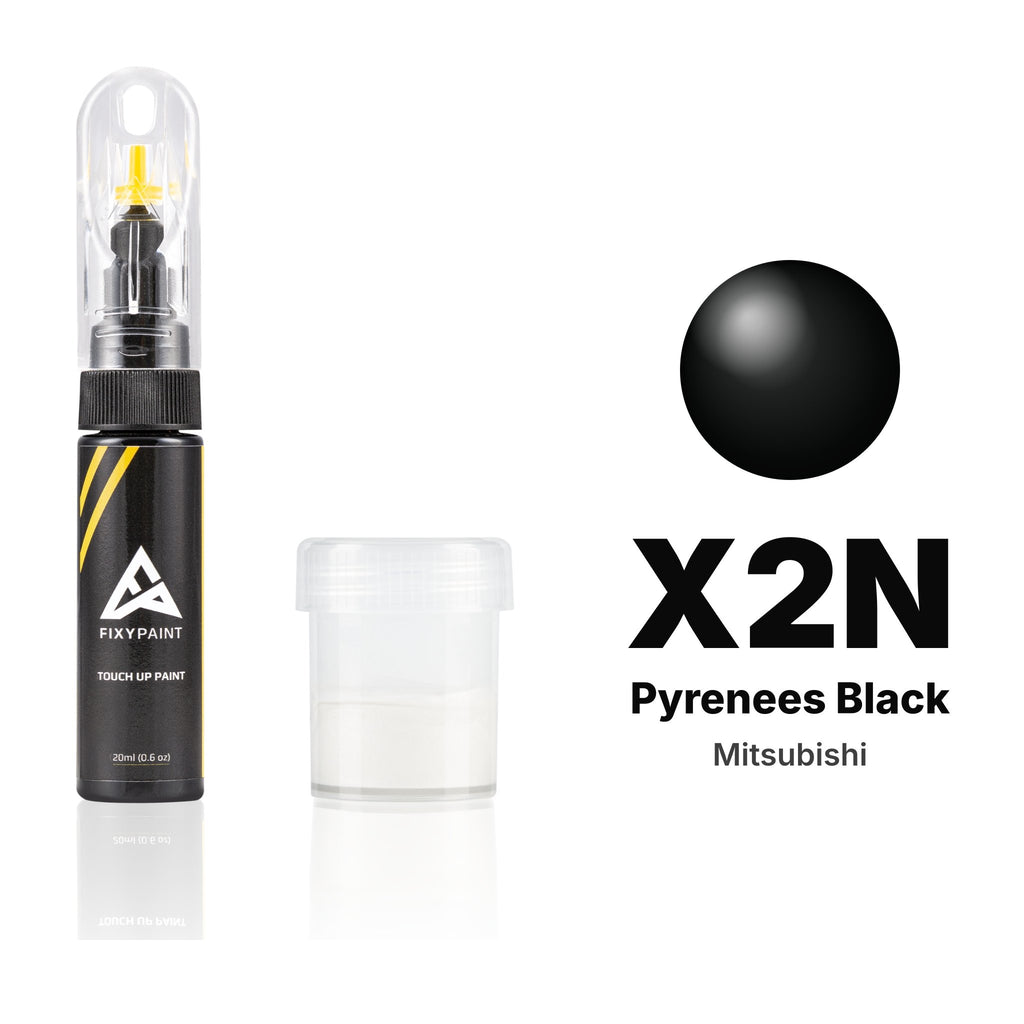 Pintura de retoque para Mitsubishi – X2N Pyrenees Black (todos los modelos, desde 2021), kit Estándar
