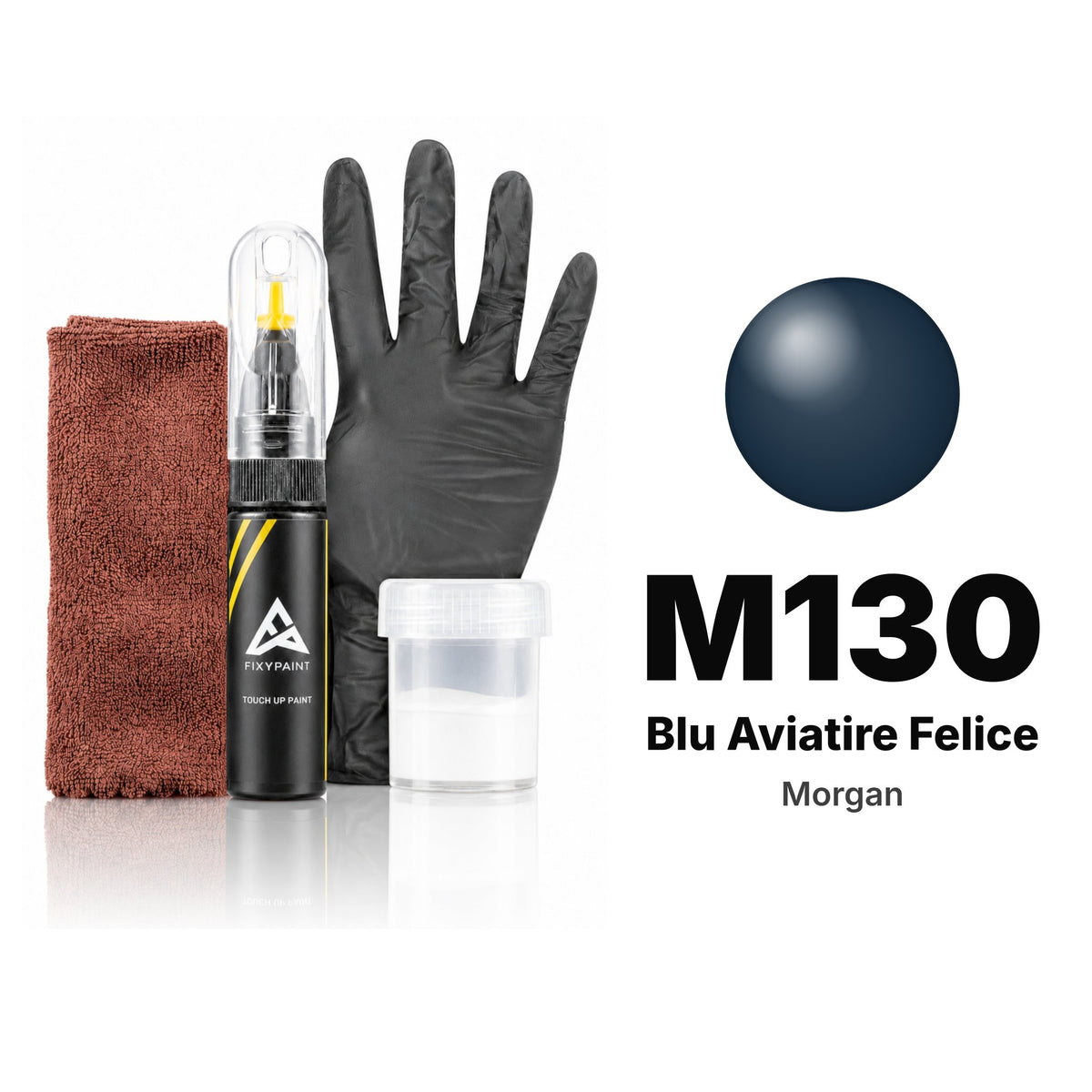 Lackstift für Morgan – M130 Blu Aviatire Felice (alle Modelle, 2013), Set Komplett