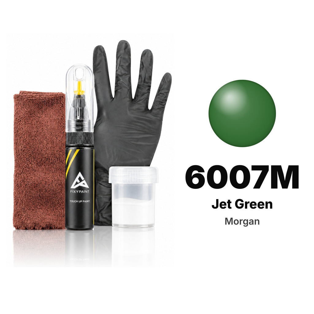 Touch-up paint for Morgan 6007M Jet Green, Complete kit