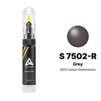 NCS Colour Dimensions S 7502-R Grey touch-up paint, Basic kit