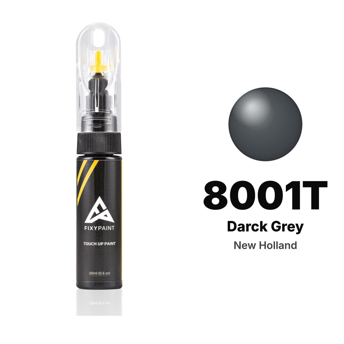 Touch-up paint for New Holland 8001T Darck Grey, Basic kit