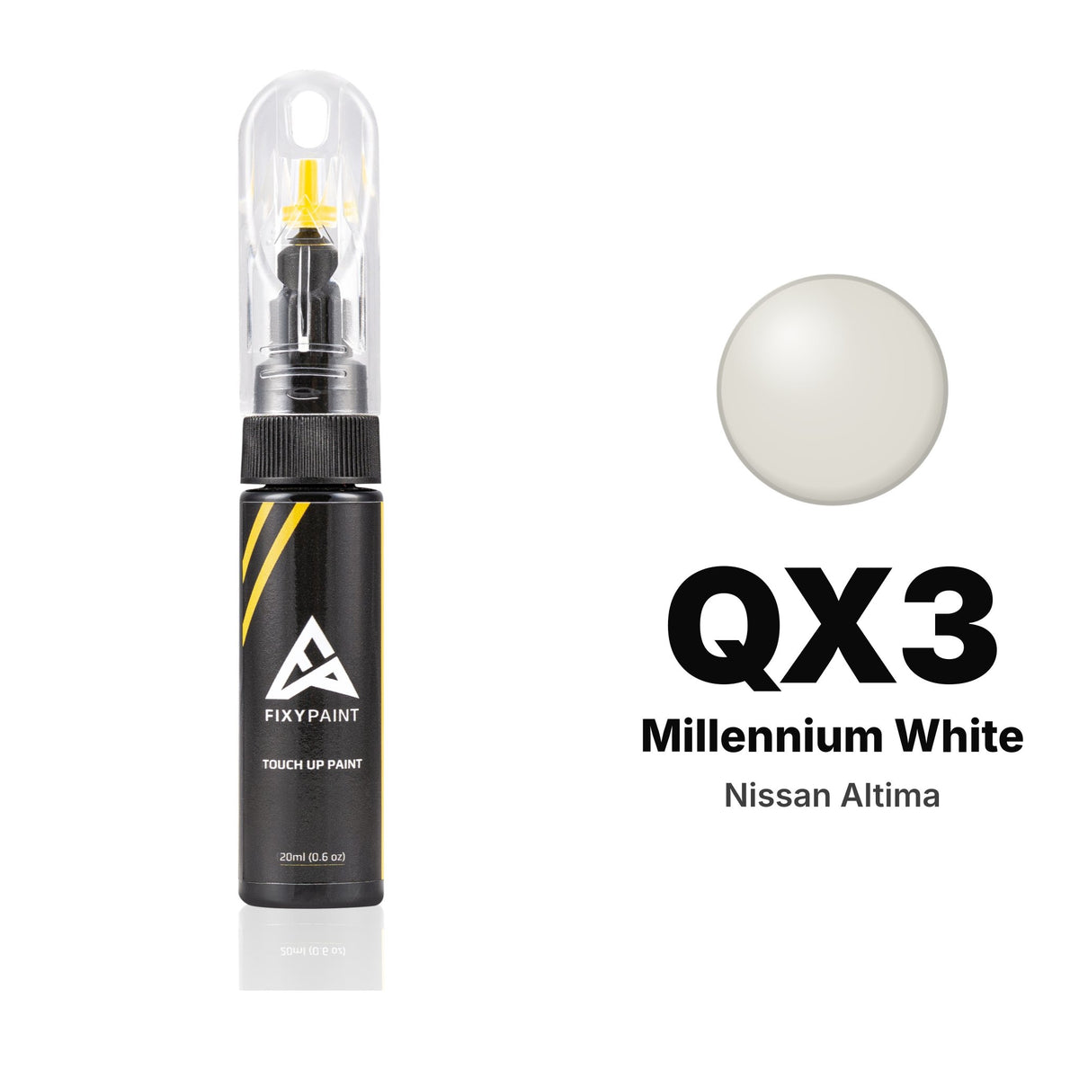 Touch-up paint for Nissan Altima QX3 Millennium White, Basic kit
