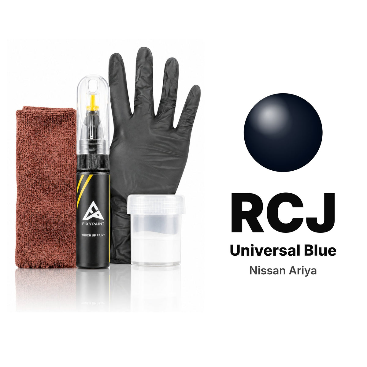 Pintura de retoque para Nissan Ariya – RCJ Universal Blue (2021–2023), kit Completo