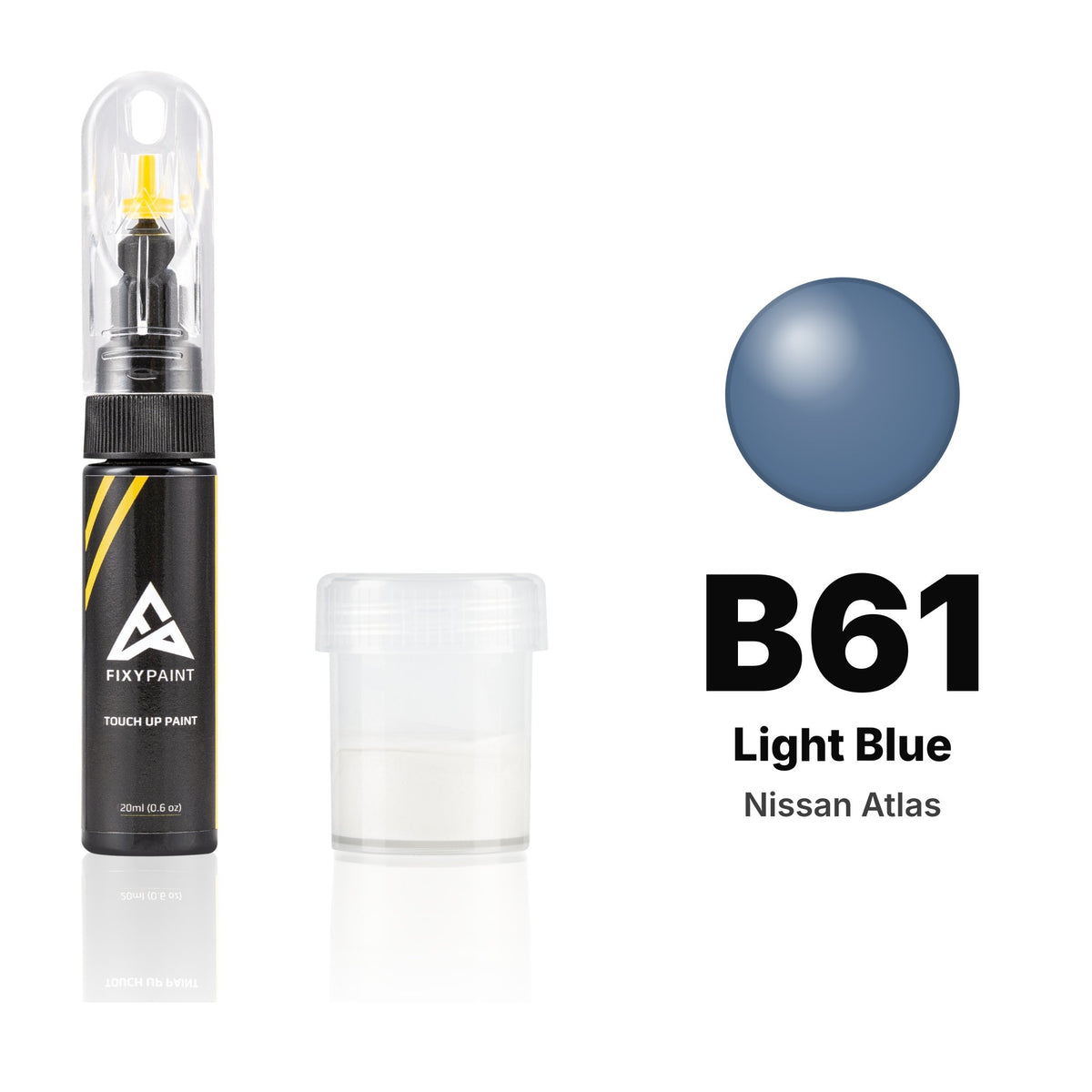 Touch-up paint for Nissan Atlas B61 Light Blue, Standard kit