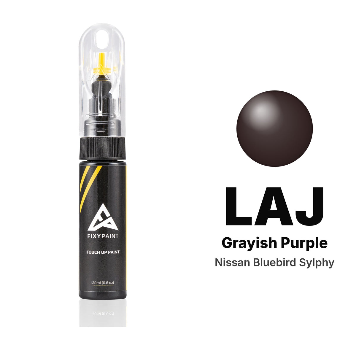 Lackstift für Nissan Bluebird Sylphy – LAJ Grayish Purple (ab 2017), Set Basis
