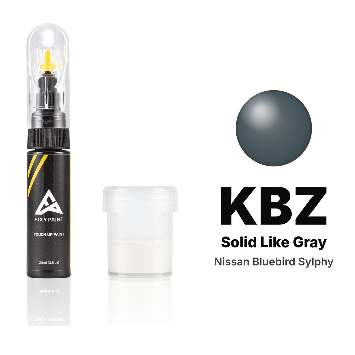 Touch-up paint for Nissan Bluebird Sylphy KBZ Solid Like Gray, Standard kit