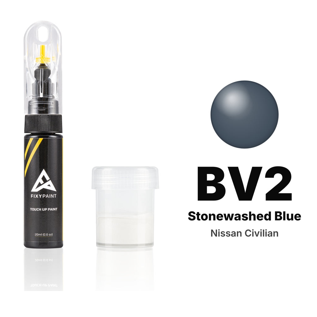 Touch-up paint for Nissan Civilian BV2 Stonewashed Blue, Standard kit