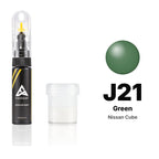 Touch-up paint for Nissan Cube J21 Green, Standard kit