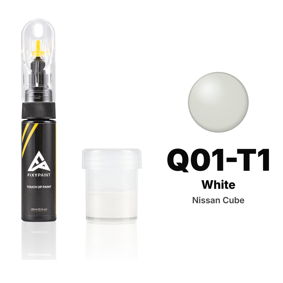 Touch-up paint for Nissan Cube Q01-T1 White, Standard kit